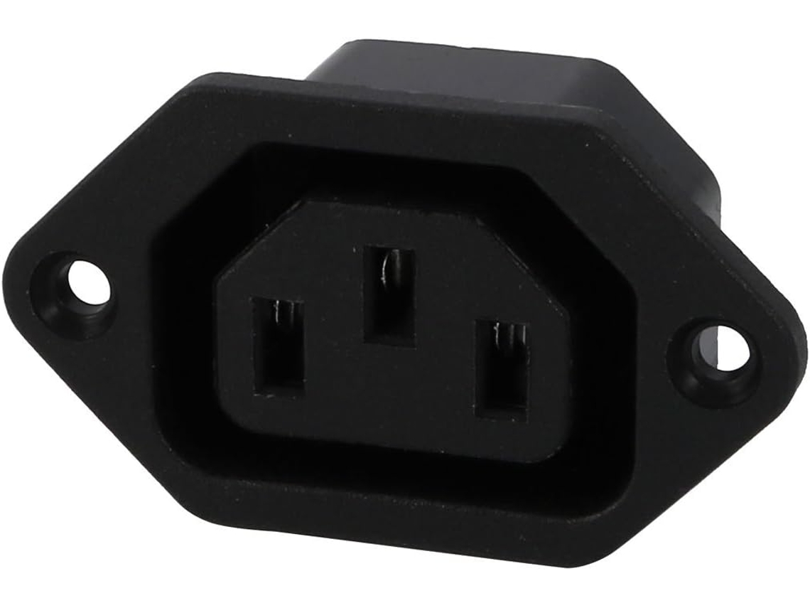 Tomada Iec 320 C13 de 250 V Ca e 10 a para Montagem em Painel . CHABERLU