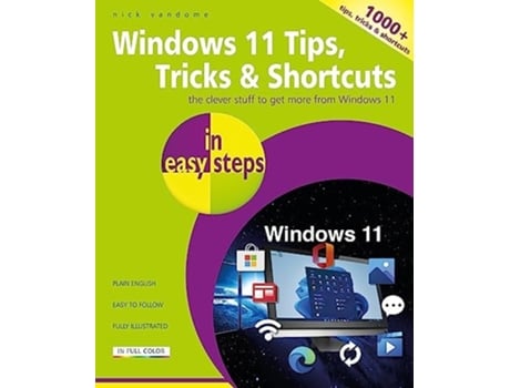 Livro Windows 11 Tips, Tricks amp Shortcuts in easy steps de Nick Vandome (Inglês)