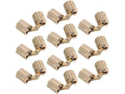 Conjunto de 10 Dobradiças Cilíndricas de Cobre para Móveis e Caixas de Joias, com Abertura Invisível. SFUSHOS