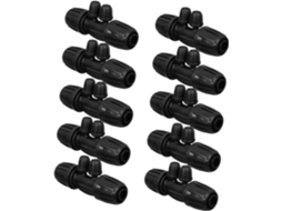 Conjunto De 10 Conectores Irrigação Por Gotejamento Com Encaixe