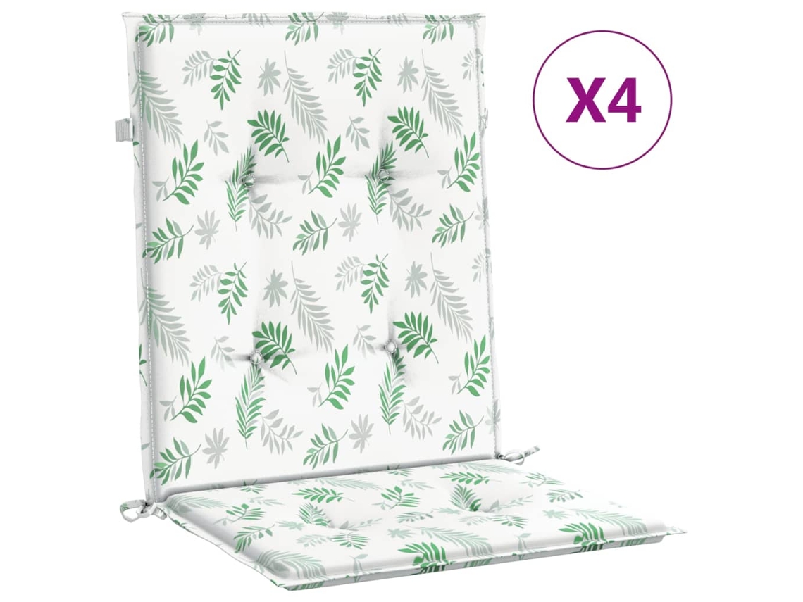 Lowback Chair Cushion, Lowback Chair Cushions Vidaxl Verde Tecido (100 X 50 X 4 Cm)
