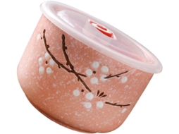 Tigela Bento De Cerâmica Com Tampa, Hermética E Fácil De Limpar, Recipiente Reutilizável Ideal Para Uso Diário Na