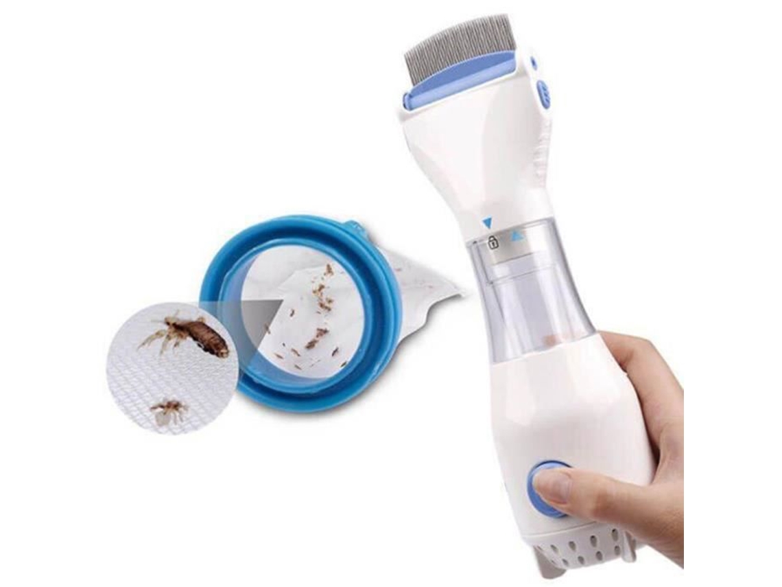 Pente Elétrico Multifuncional Anti Piolhos Htbe® Para Limpeza De Pelos, Pente Físico Anti Pulgas Brilvibera