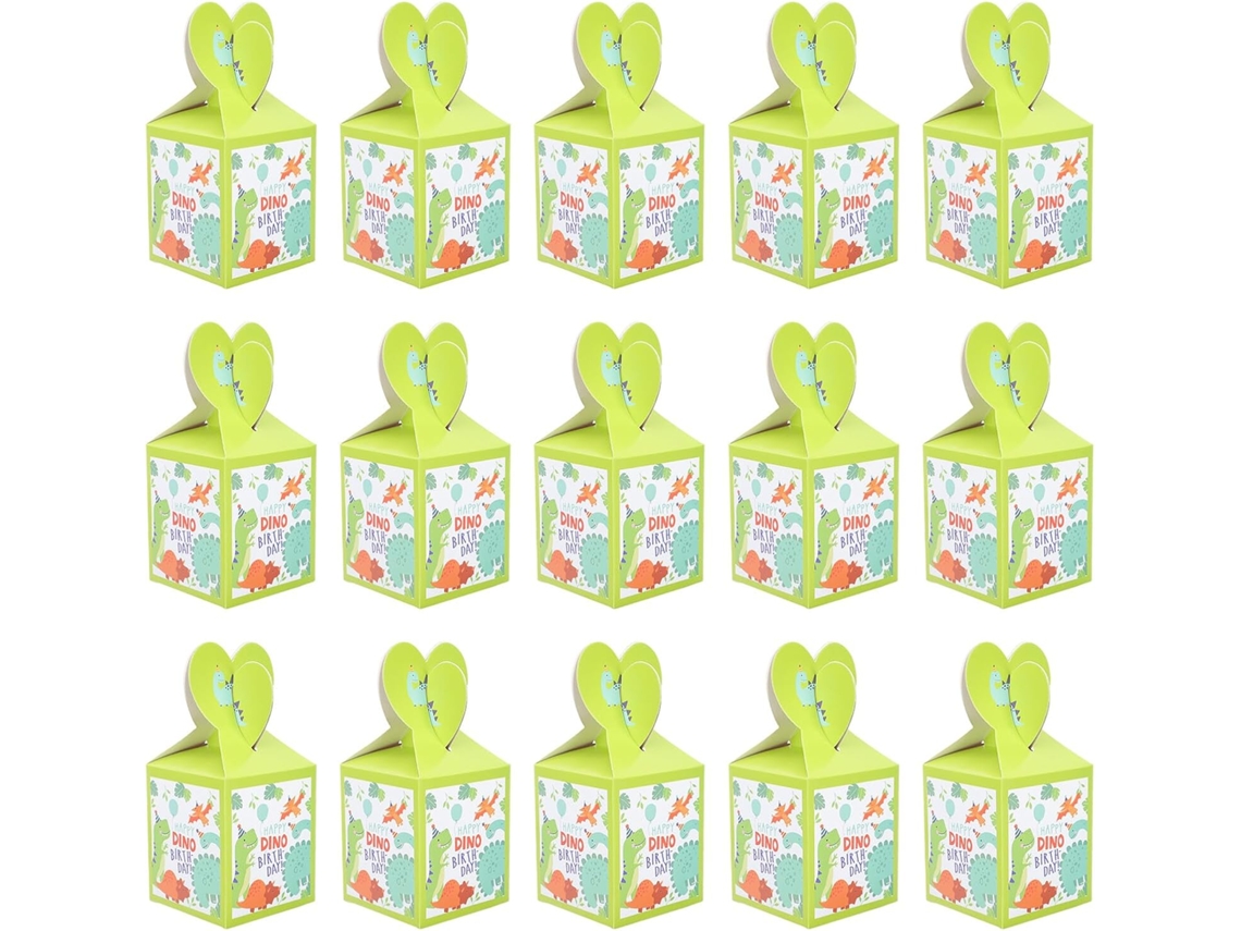 Caixas De Papel Para Doces Com Tema Dinossauro Hanabass, 18-unidades Para Festa De Aniversário, Caixas De Presente Com