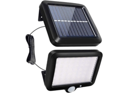 Luminária Solar AQUAFORGE para cerca e escadas, 3 Leds, jardim, instalação simples