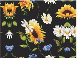 Manta de Flanela para Cama com Estampa Girassol e Camomila Macia Quentinha 203 2 X 152 4 Cm, Macio, Quente,