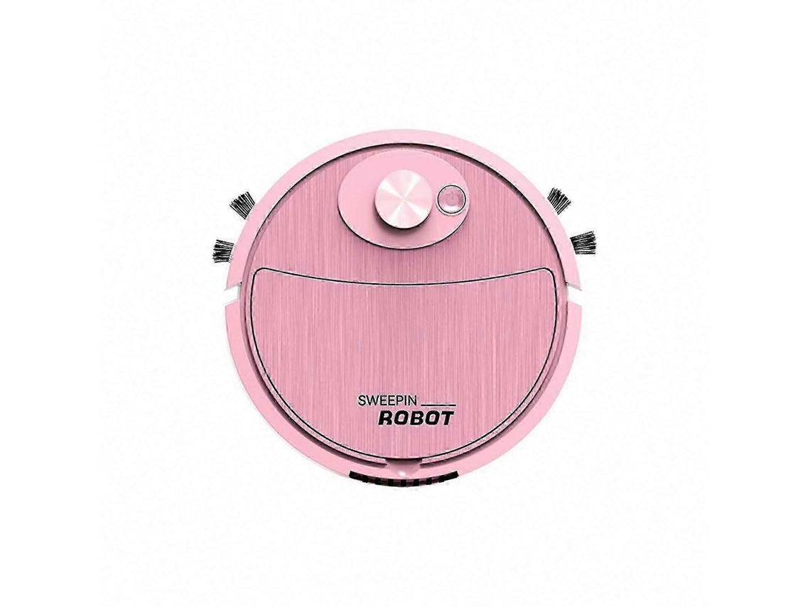 Robô Aspirador De Pó Inteligente Para Crianças, Rosa, Limpeza Automática, Baixo Ruído, Presente