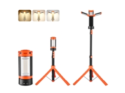 Luz De Trabalho Led Com Tripé Recarregável Sem Fios 6 Ah 3000 K 6500 K Vevor
