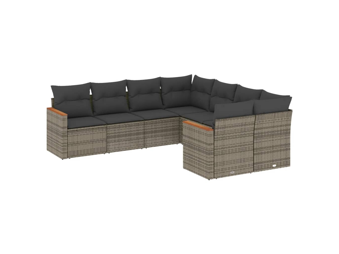 Garden Sofa Set, Garden Sofa Sets Vidaxl Cinzeto Rattan / Vime (n/a)