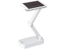 Luminária De Mesa Solar Dobrável, Portátil E Com Intensidade Ajustável, Sensor De Toque, Sem Fio, Com Carregamento Solar
