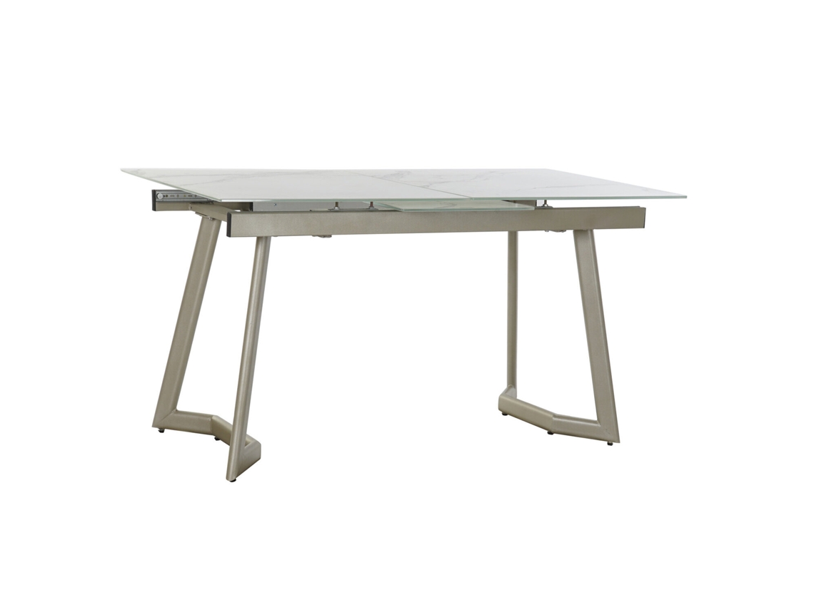 Mesa de Jantar de Vidro Extensível ALEXANDRA HOUSE LIVING (140x80x76cm)