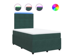 Box Spring Bed, Box Spring Beds Vidaxl Verde Veludo (120 X 190 Cm)