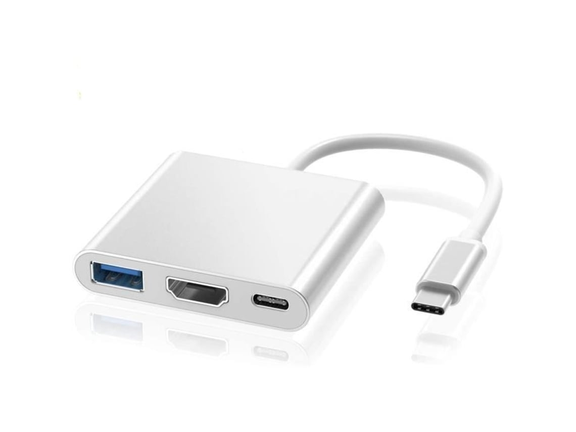 Hub Usb C 8 em 1 ZYBLSSBB com HDMI, Ethernet, Usb 3.0 e carregamento, compatível com Macbook