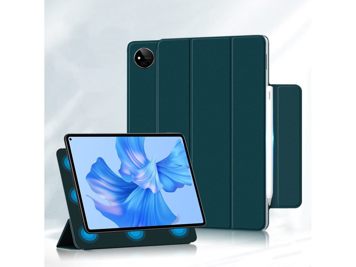 Lurelia Estojo Protetor De Clipe Magnético Dupla Face Para Huawei Modelo Matepad Pro 11 Polegadas 2024 Verde Escuro