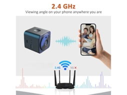 Câmera Espiã Oculta 1080p em Hd, wi-Fi Mini Câmera Sem Fio Kunibu Pequena Com Visão Noturna Câmera Para Cachorro De Estimação Câmera De Yizhood