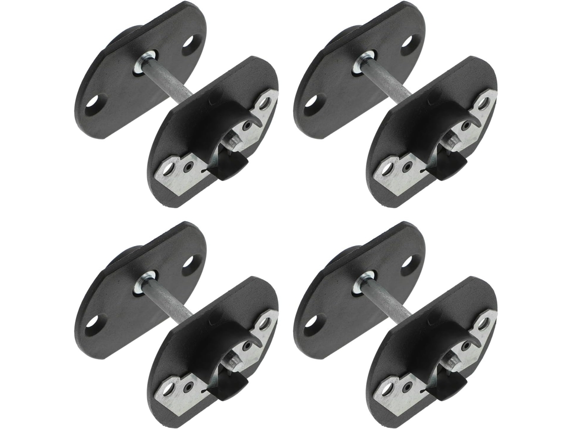 Conectores Pretos Para Sofá Modular, Feitos De Pe E Ferro, Conjunto Com 4 Unidades, Fivela De Conexão Simples E Prática
