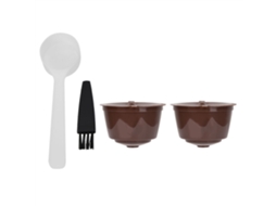Laxiscreed Cápsulas De Café Reutilizáveis Para Dolce Gusto, Pack De 2 Unidades