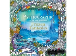 Livro Mythographic Color and Discover Frozen Fantasies de Fabiana Attanasio (Inglês)