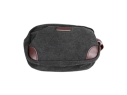 Bolsa De Cosméticos Preta Grande Capacidade Estilo Coreano Multifuncional Leve Bolsa De Mão Portátil Para Viagens Ao Ar Livre