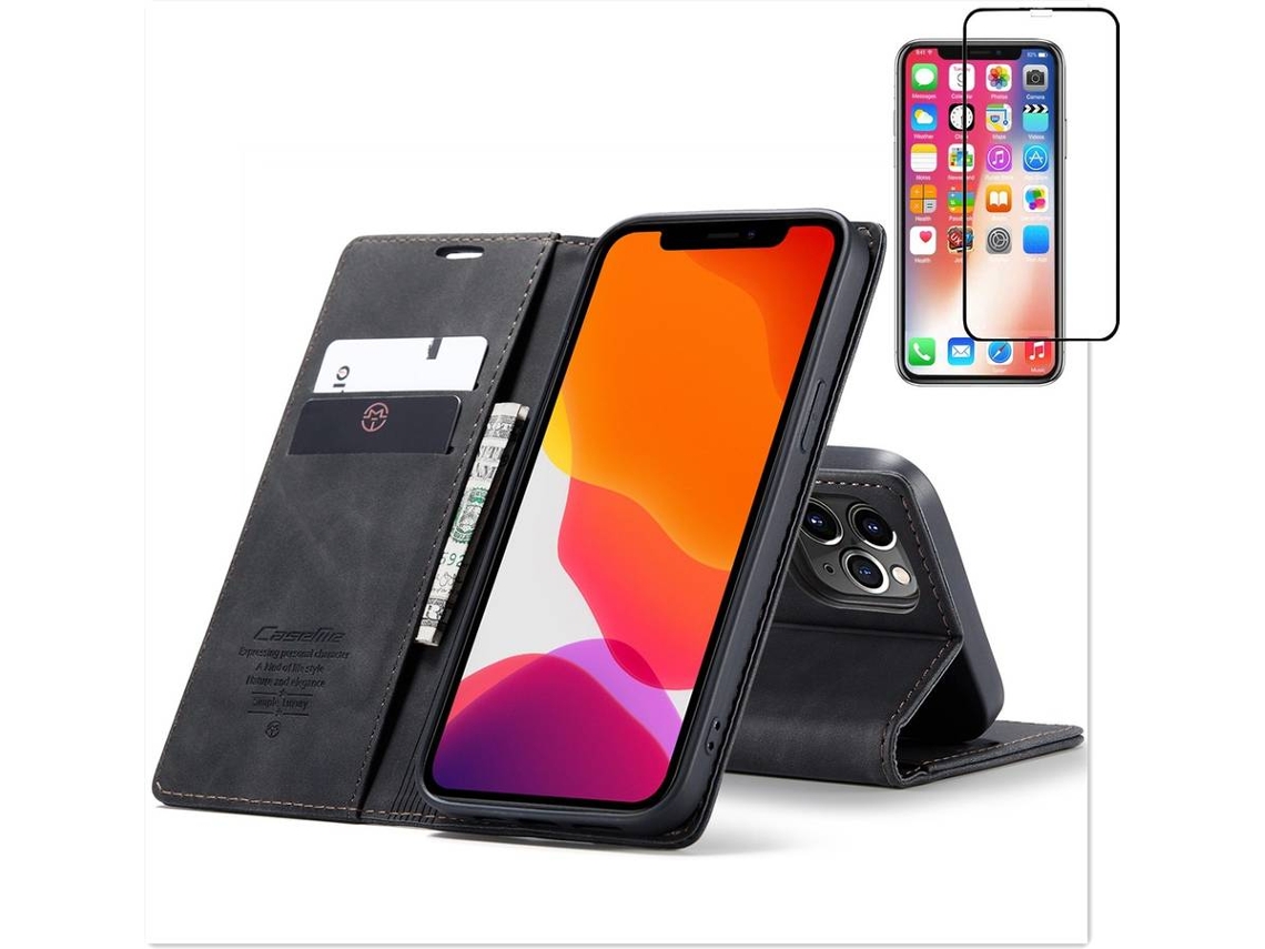 Kit Capa e Película para iPhone 12 Pro MAX PHONESHIELD BD-CM&9D-BK-IP-12PM Preto