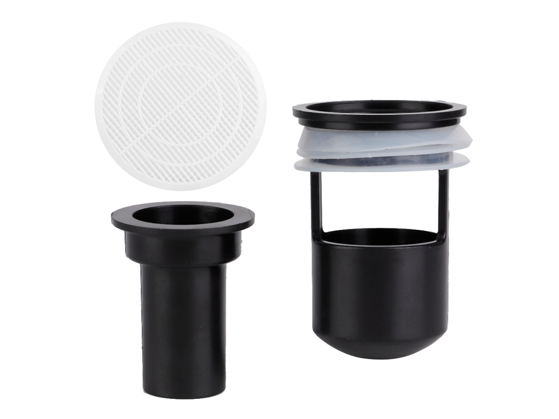 Plug de ralo com tela de filtro e selagem anti retrocesso, previne fedor e mosquitos, material ecológico | S/MARCA