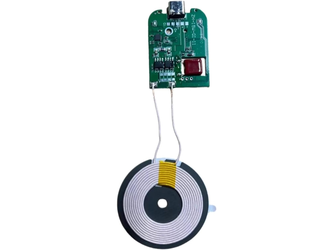 Módulo De Carregador Sem Fio Rápido De 15 W Com Entrada Usb Tipo C
