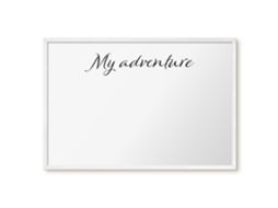 Magnetic Board For Wall My Adventure For The Bedroom Espelharte (60x40 Cm)