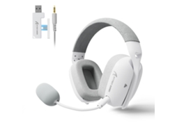 Lurelia Headset Gamer Attack Shark L80pro L80pro Tri-mode Microfone Branco