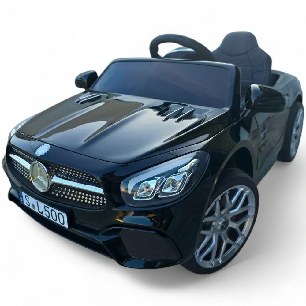 Carro Elétrico para Criança MERCEDES Sl500 12v com Rodas Eva, Assento em Eco Pele e Controlo Parental Funtastic Land