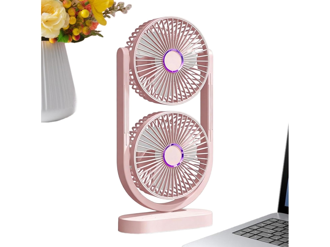 Ventilador Portátil Xjbtba, 19 Horas De Duração, Recarregável Via