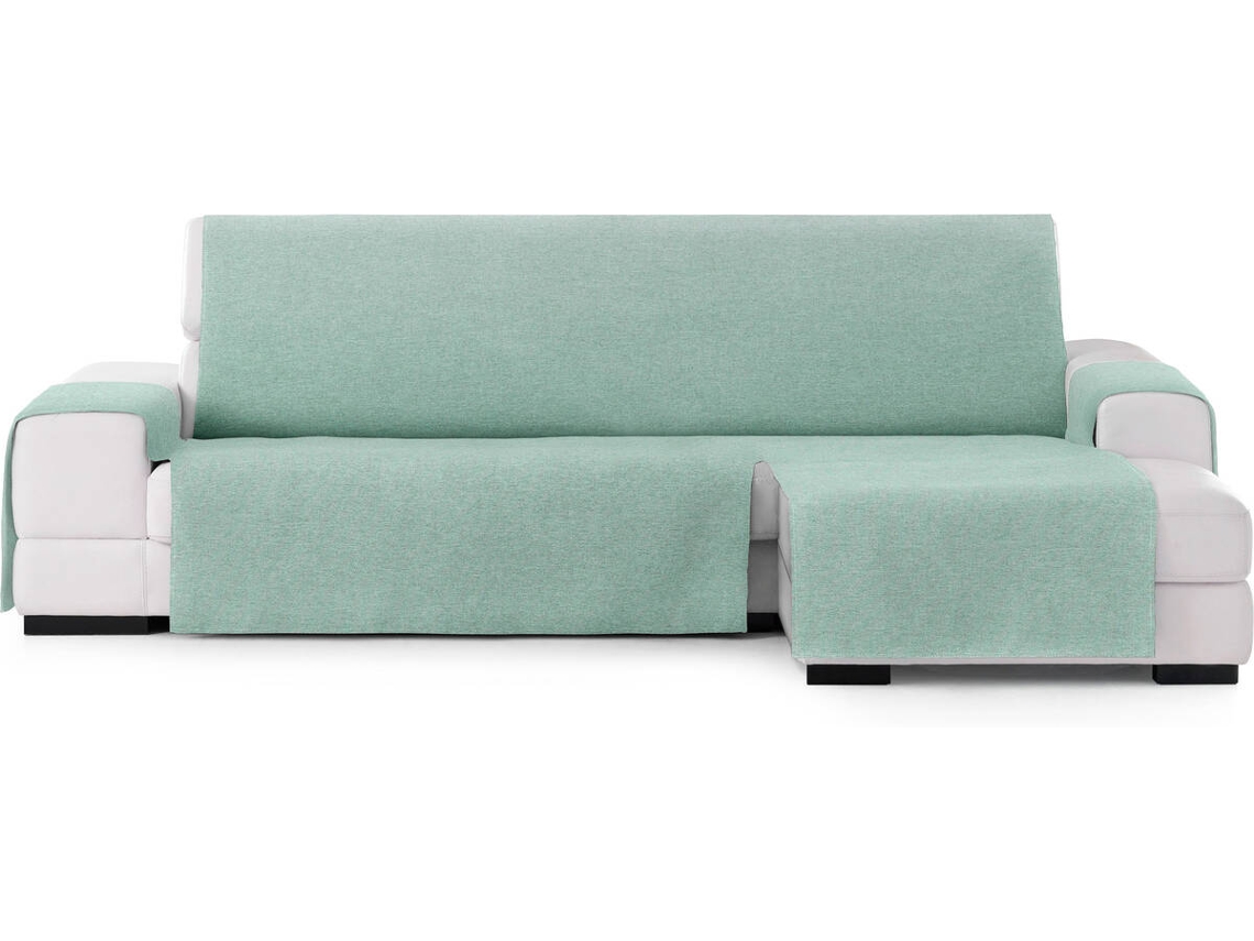 Capa de Chaise Longue Direita EYSA Extra Prática Premium Valeria Tecido Elástico (293 x 80 x 220 cm - Poliéster e Algodão - Verde)