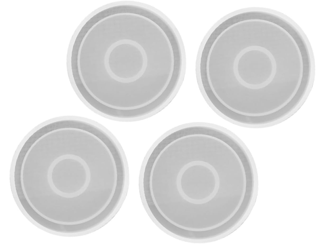 Conjunto de 4 Moldes de Silicone para Copos, Tapete Flexível e Resistente. CHABERLU