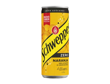 Refrigerante com Gás Laranja Zero SCHWEPPES