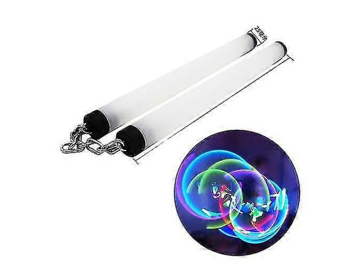 Brinquedo De Nunchaku Com Luzes De Led Para Performance Brilvibera