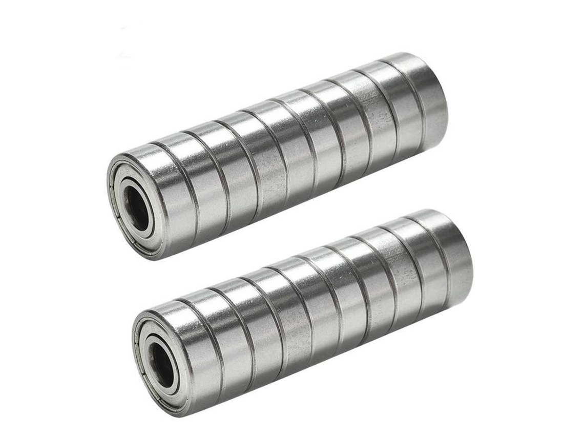 2026 20 Rolamentos de Bola Miniatura 608zz 8x22x7mm para Skate, Patins, Impressora 3d e Mais