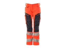 Calças Grandes Com Bolsos Para Joelheiras Accelerate Safe 19578 Laranja 36 / 32 MASCOT