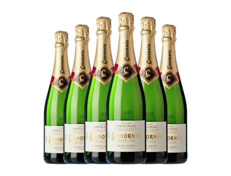 Espumante CODORNÍU Cuvée Original Ecológico Semi-seco Semi-doce Cava (0.75 L - 6 Unidades)