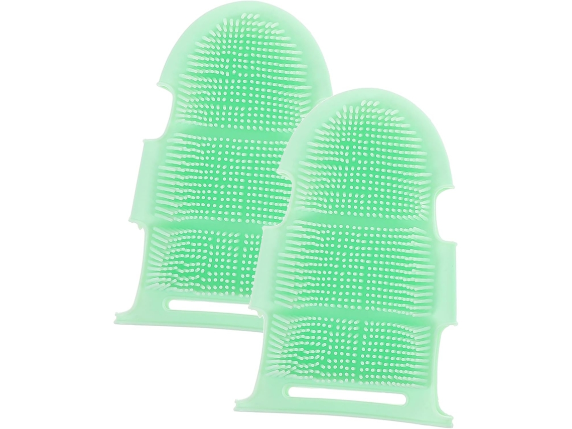 Lurelia Conjunto De 2 Escovas De Silicone Para Duche, Silicone Macio, Massagem Suave E Limpeza Profunda, Uso Diário Suave
