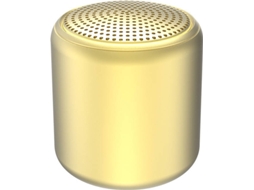 Coluna YESFIT Bluetooth Pequeno Redondo (JS-D-217 - Amarelo)