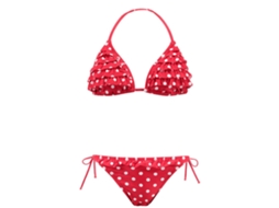 Biquíni Bells Vermelho 164 Cm Rapazbarts