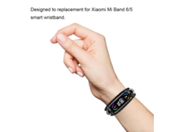 Aetheria pulseira de Substituição para Xiaomi Mi Band 5/6/6 Nfc Estilo Étnico Diy Couro com Contas