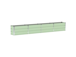 Conjunto 1 Floreira Vidaxl Verde Aço (320 X 40 X 45 Cm)