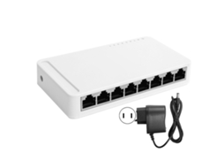 Switch Ethernet Gigabit 8 Portas Rj45 10/100/1000mbps Plug Us 100 240v