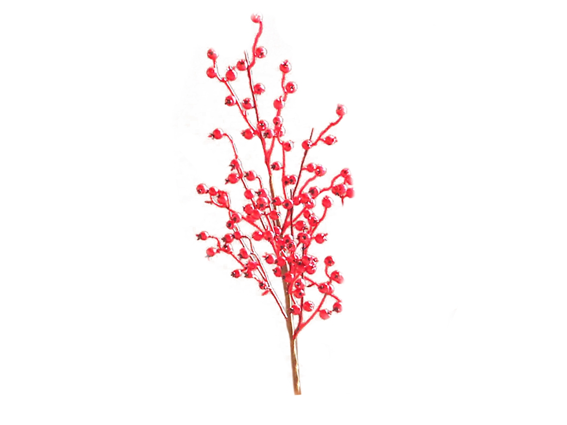 Laxiscreed Frutos Vermelhos Pequenos Fortuna Romã Artificial, Conjunto De 10 Peças