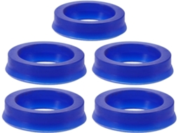 Conjunto De 5 Retentores De Óleo Para Macaco Hidráulico, Azuis, 17x17x4 Mm, Acessórios De Reposição Para Macaco Hidráulico.