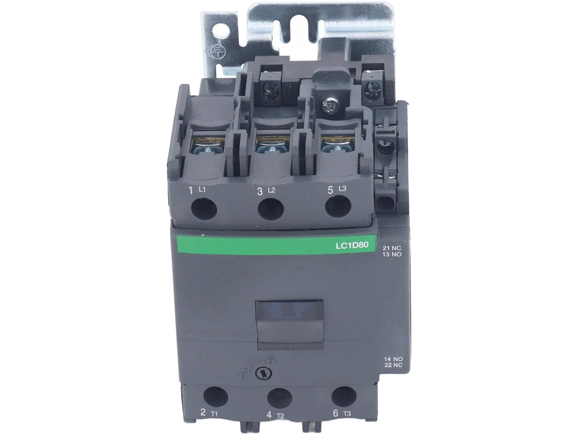 Lc1d80, Contator Industrial Com Carcaça Em Plástico Pc, Alta Capacidade Ac 380v