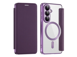 Capa Para Samsung Galaxy S26 ,capa Flip Em Couro Pu Com Compartimento Para Cartão,roxo Gertiz