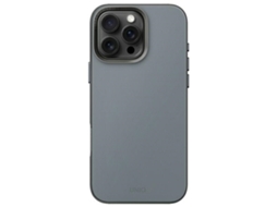 Capa para iPhone 16 Pro UNIQ Pele Sintética Preto