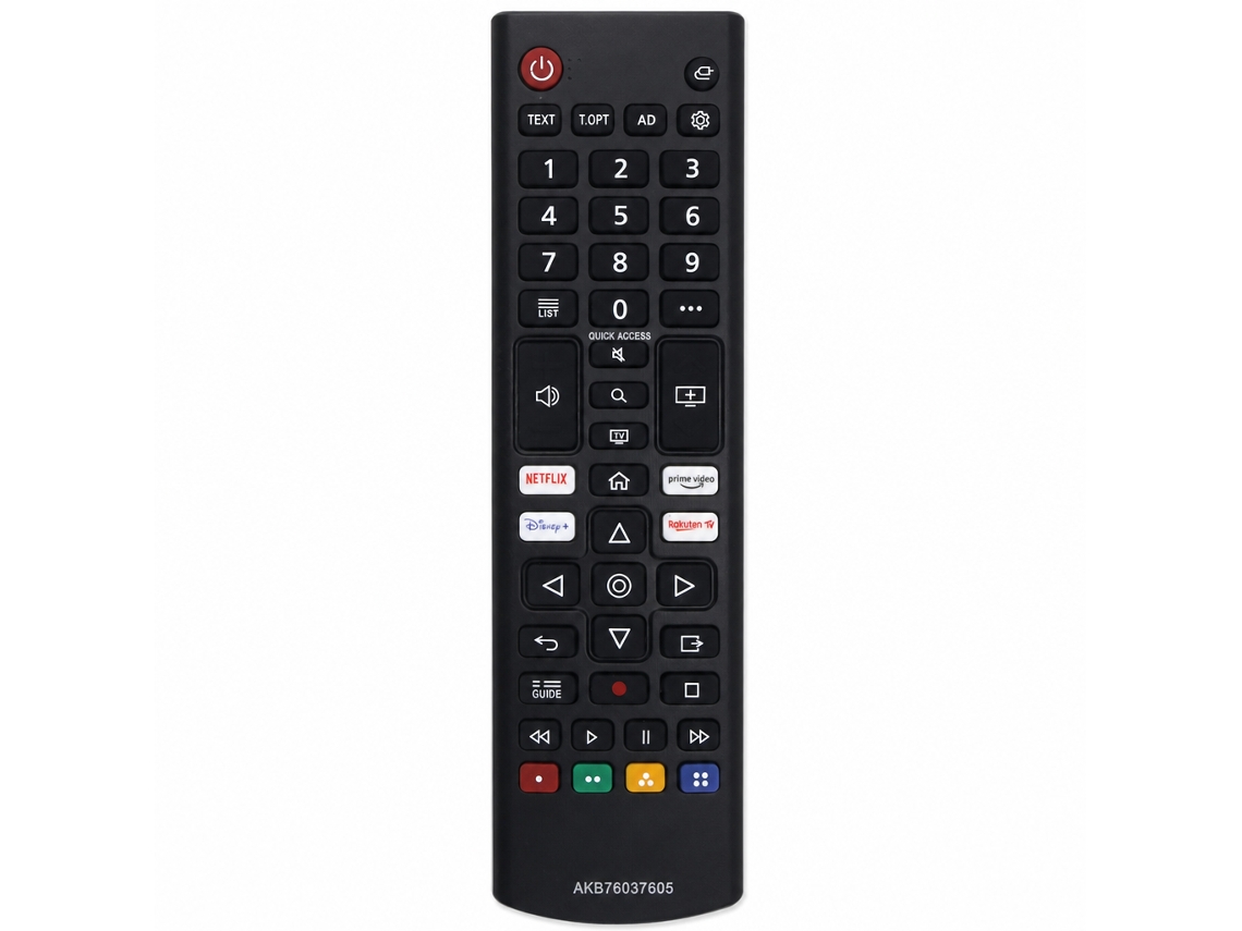 Comando À Distância Para Tv Lg Compatível, Modelo Akb76037605