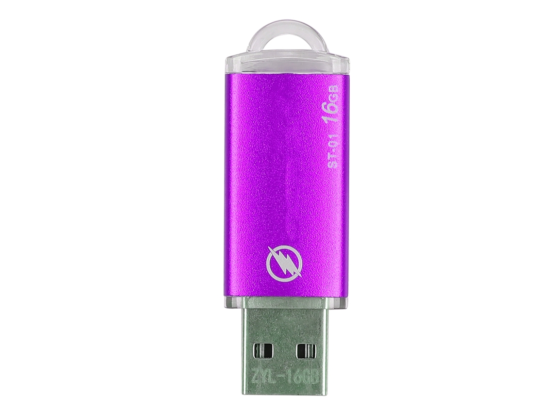 Pen Drive Usb (transferência De Alta Velocidade, Cor Metal) 3.0 Cor Metal 16gb Pen Drive Usb De Alta Velocidade Roxo